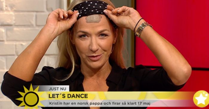 Kristin Kaspersens Let's dance-skada