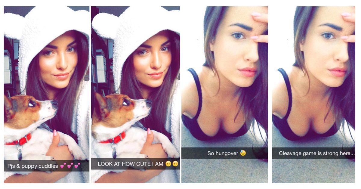 Snapchat tjej Snapchat tjej