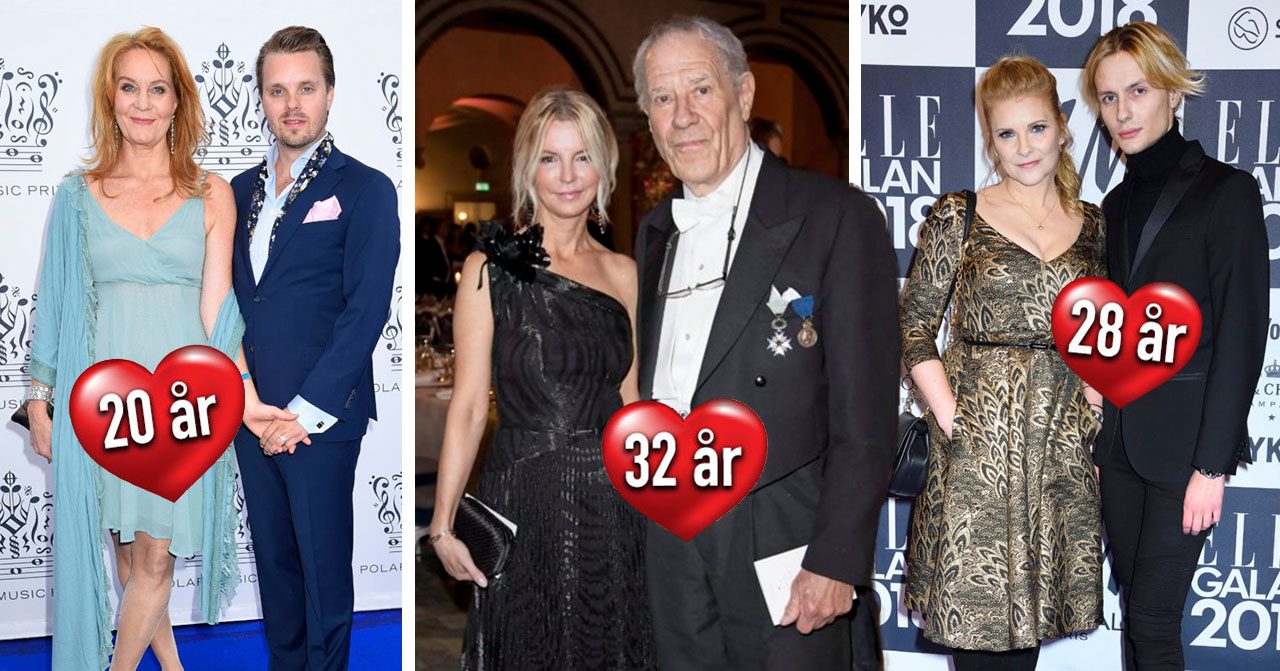 Kändisparen med största åldersskillnaden