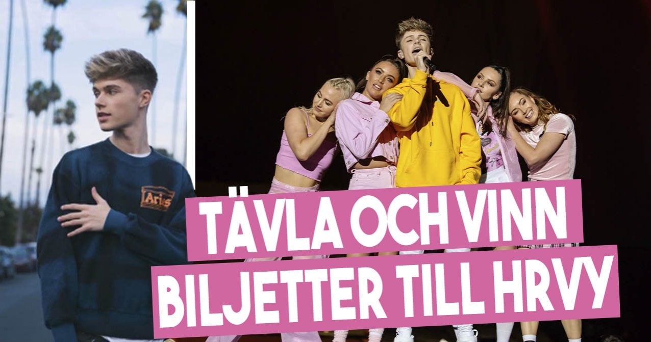Vinn en träff och biljetter till popstjärnan HRVY:s konsert